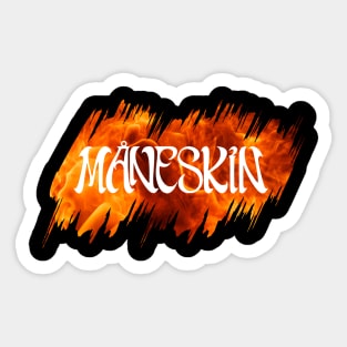 maneskin art Sticker